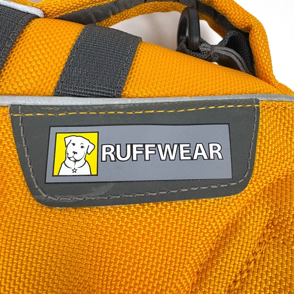 Ruffwear Dog Float Coat Life Jacket Sz XXS Orange Gray Lift Handle Reflective - Picture 2 of 13